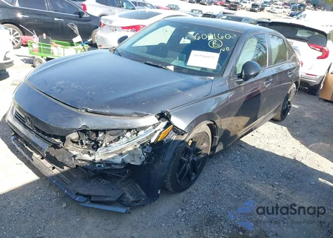 2022 Honda Civic Sport z USA, uszkodzony, nr VIN 2HGFE2F59NH600160